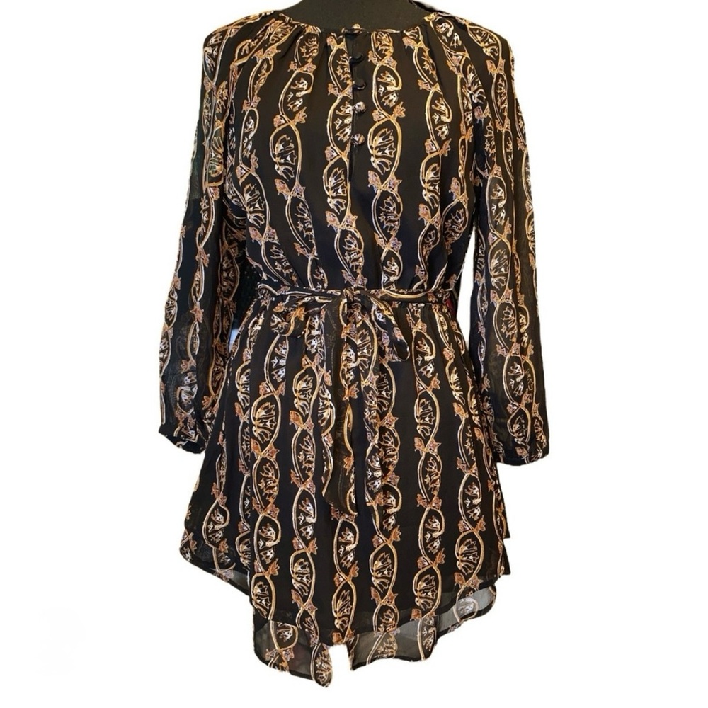 Amuse Society Long Sleeve Mini Dress